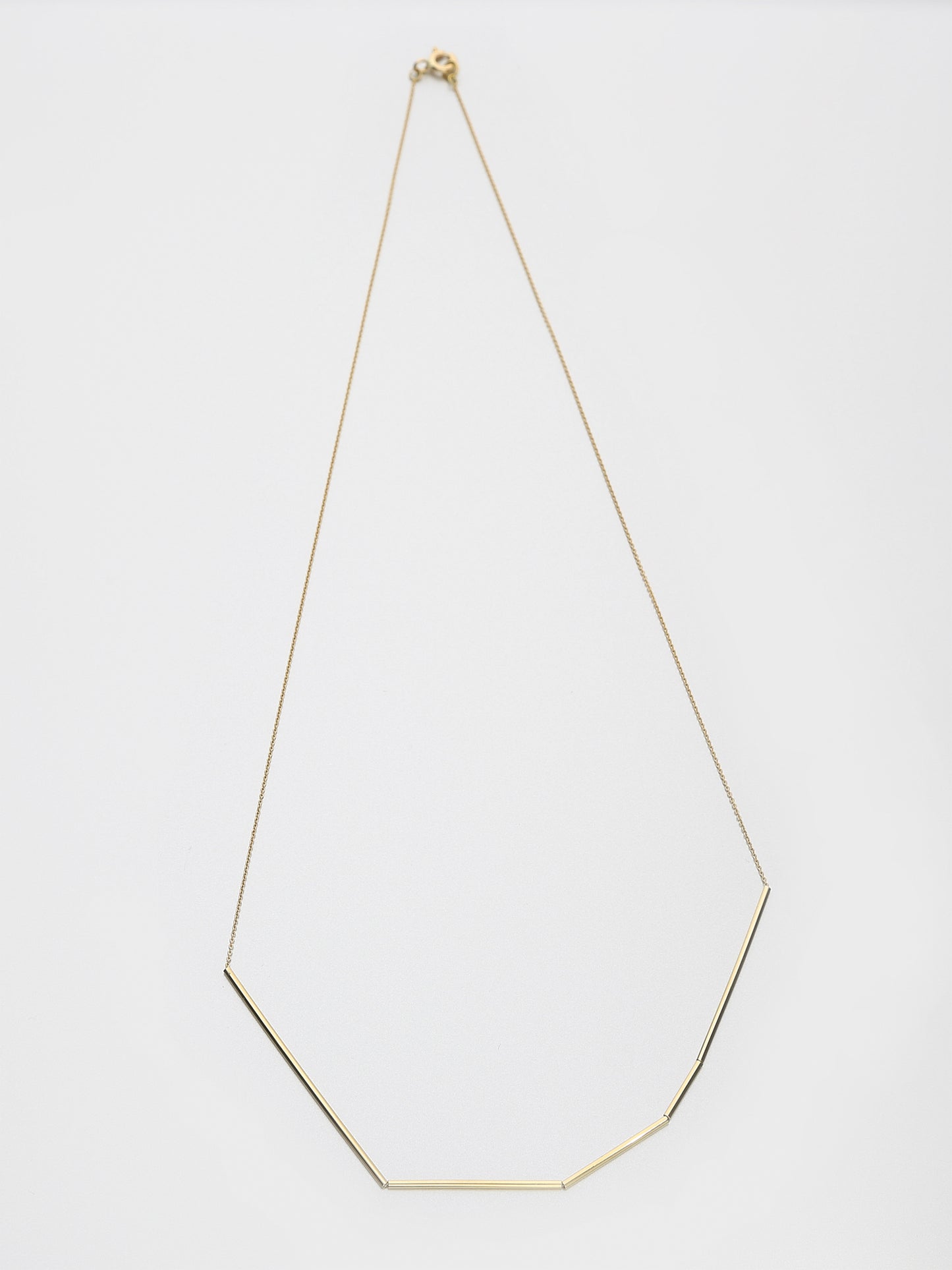 Abacus Fragment Necklace, Yellow gold