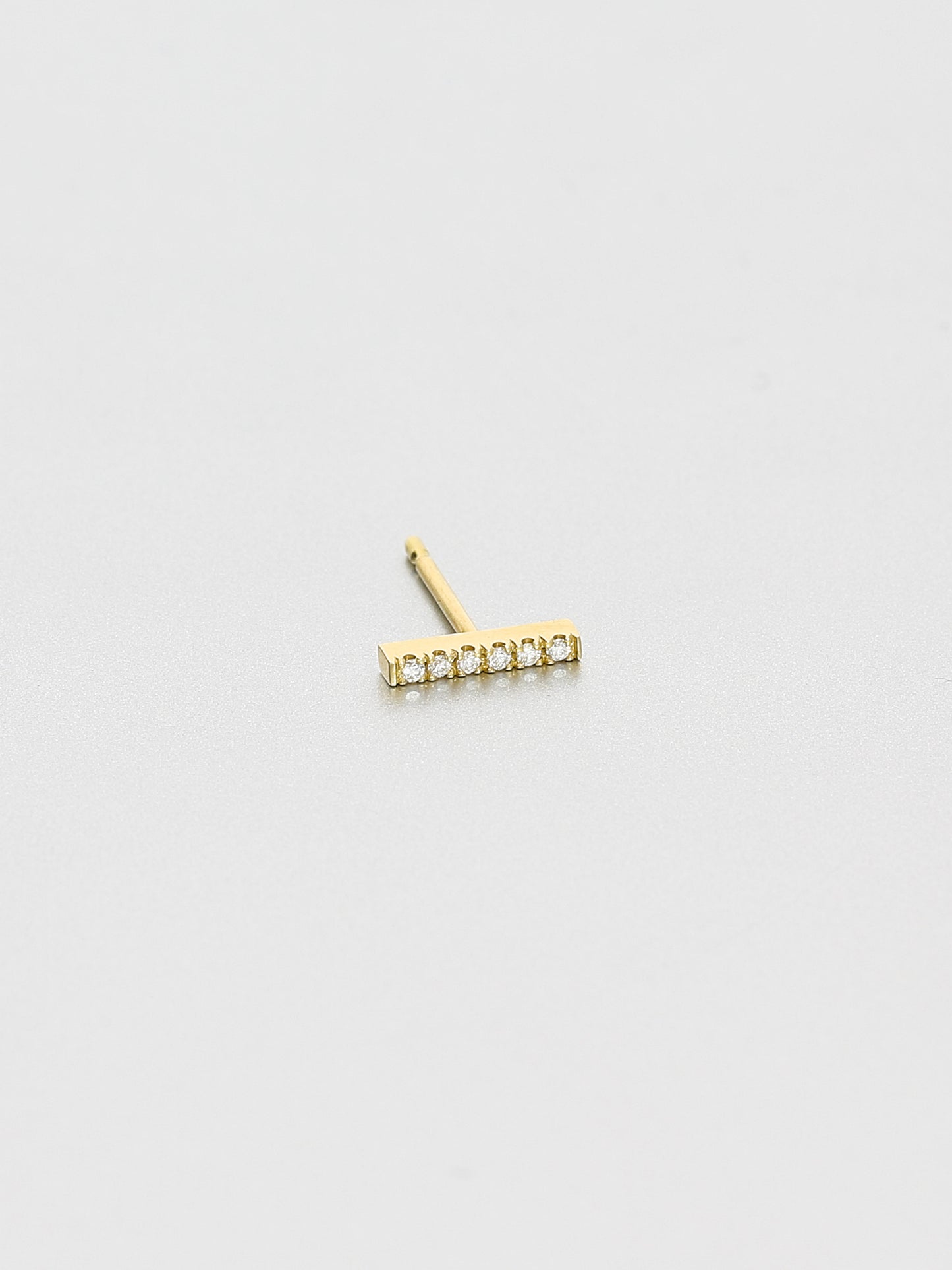 Vertex Stud Earrings, Yellow gold 1