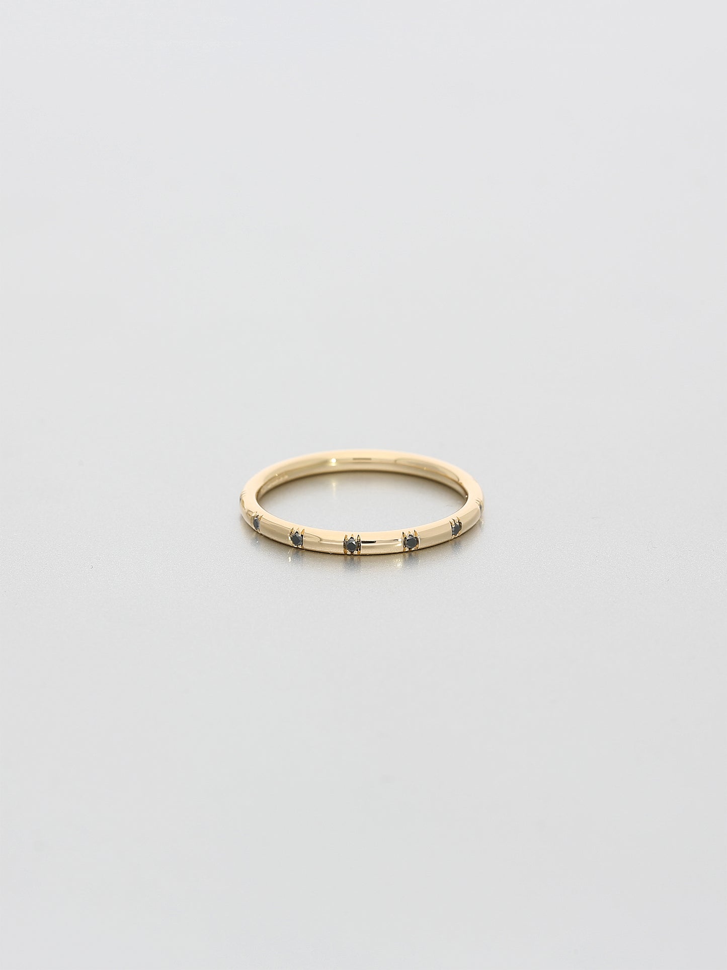 Fine Double Skip, Rose gold Black