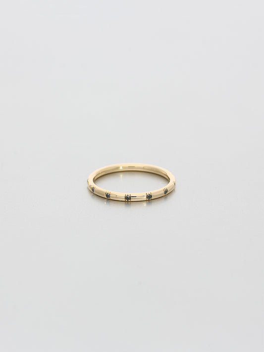 Fine Double Skip, Rose gold Black