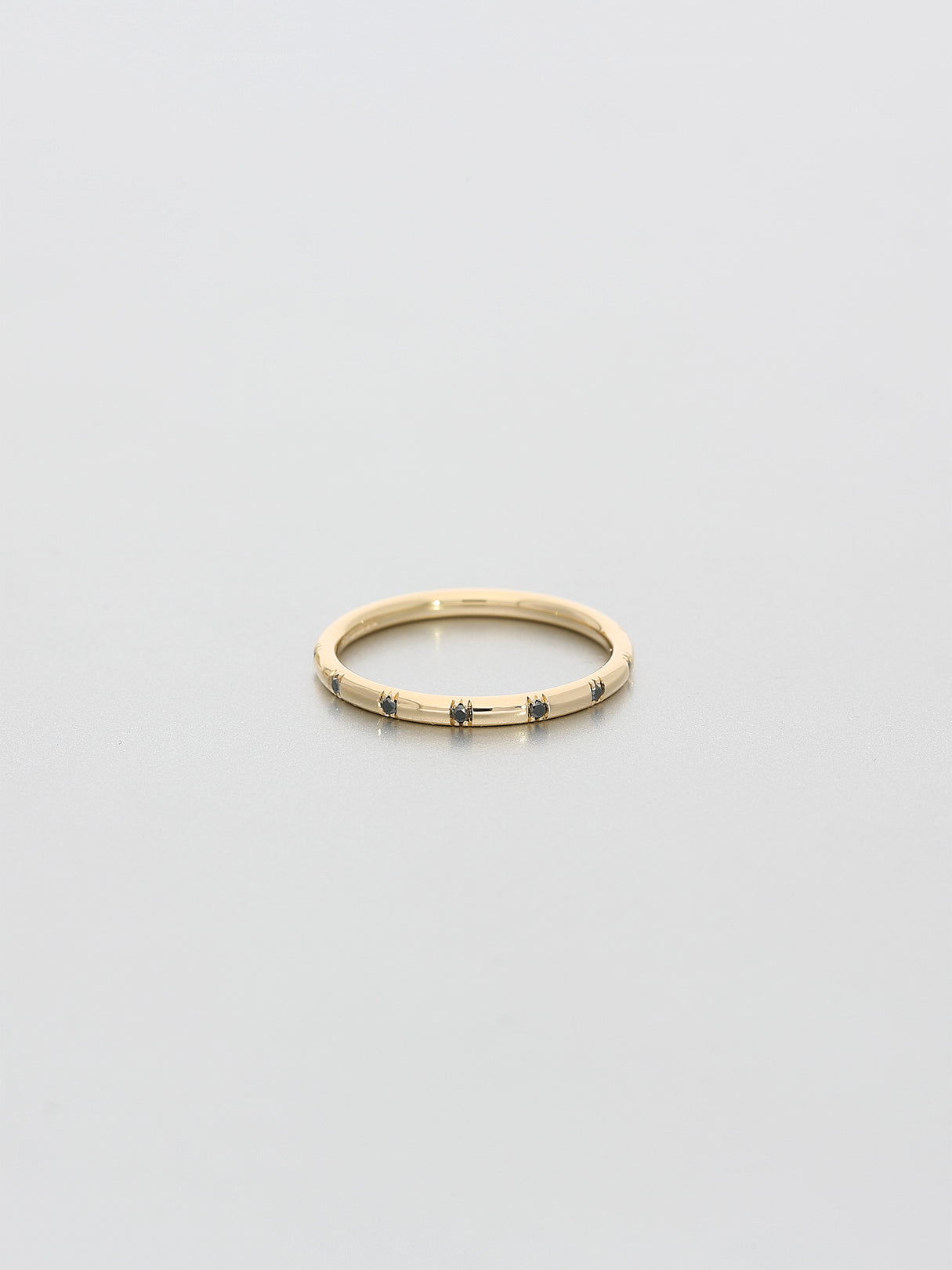 Fine Double Skip, Rose gold Black