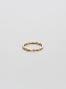 Fine Double Skip rose, Rose gold