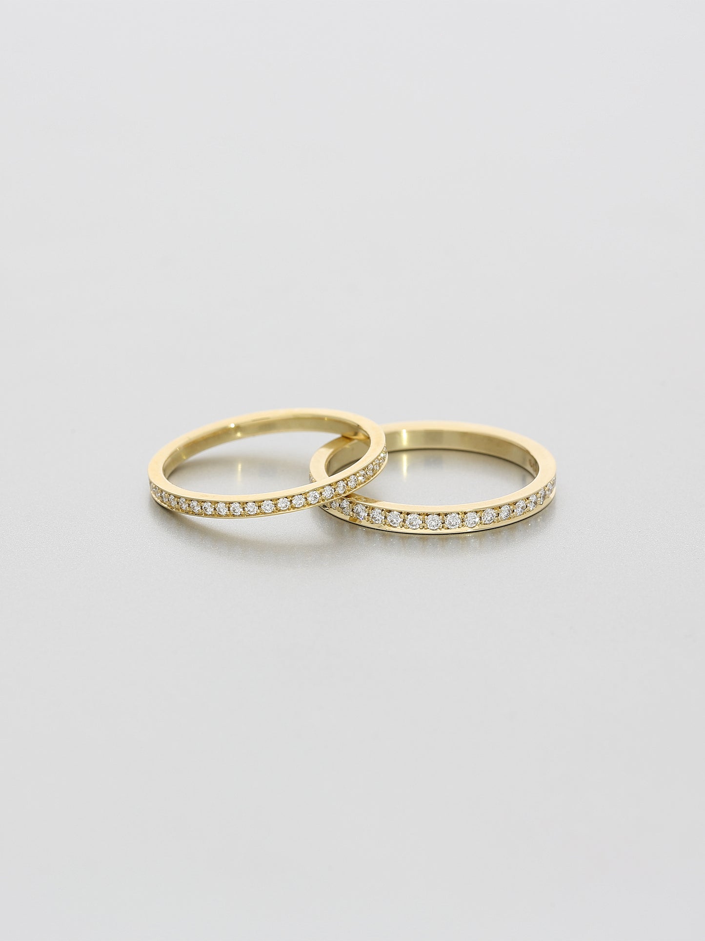 Classic Eternity square yellow, Yellow gold