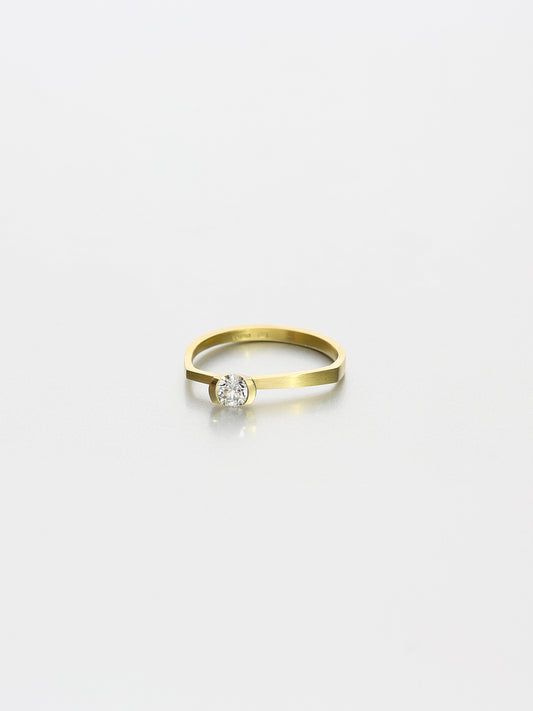 Ava Asymmetric I, Yellow gold
