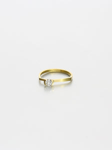 Ava Asymmetric I, Yellow gold