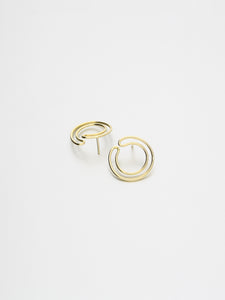 Cirque Earrings Small, Yellow gold