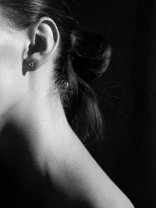 Vertex Stud Earrings, Rose gold 1