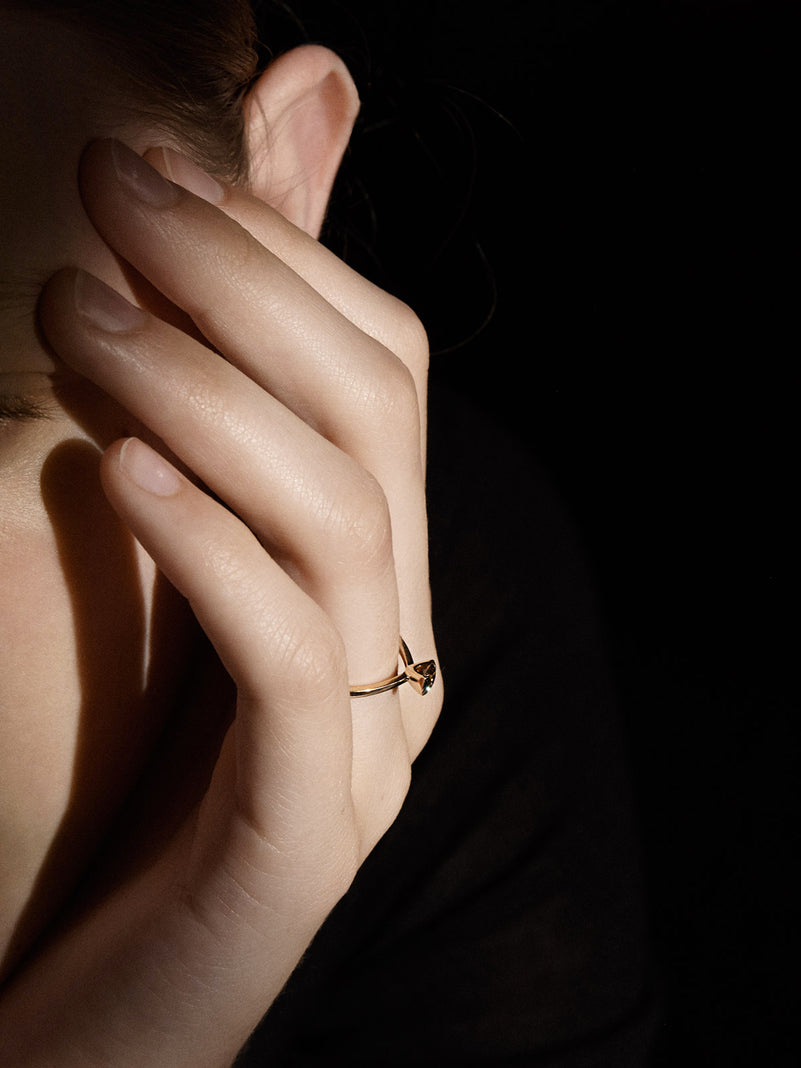 Ava Classic I, Rose gold Cognac