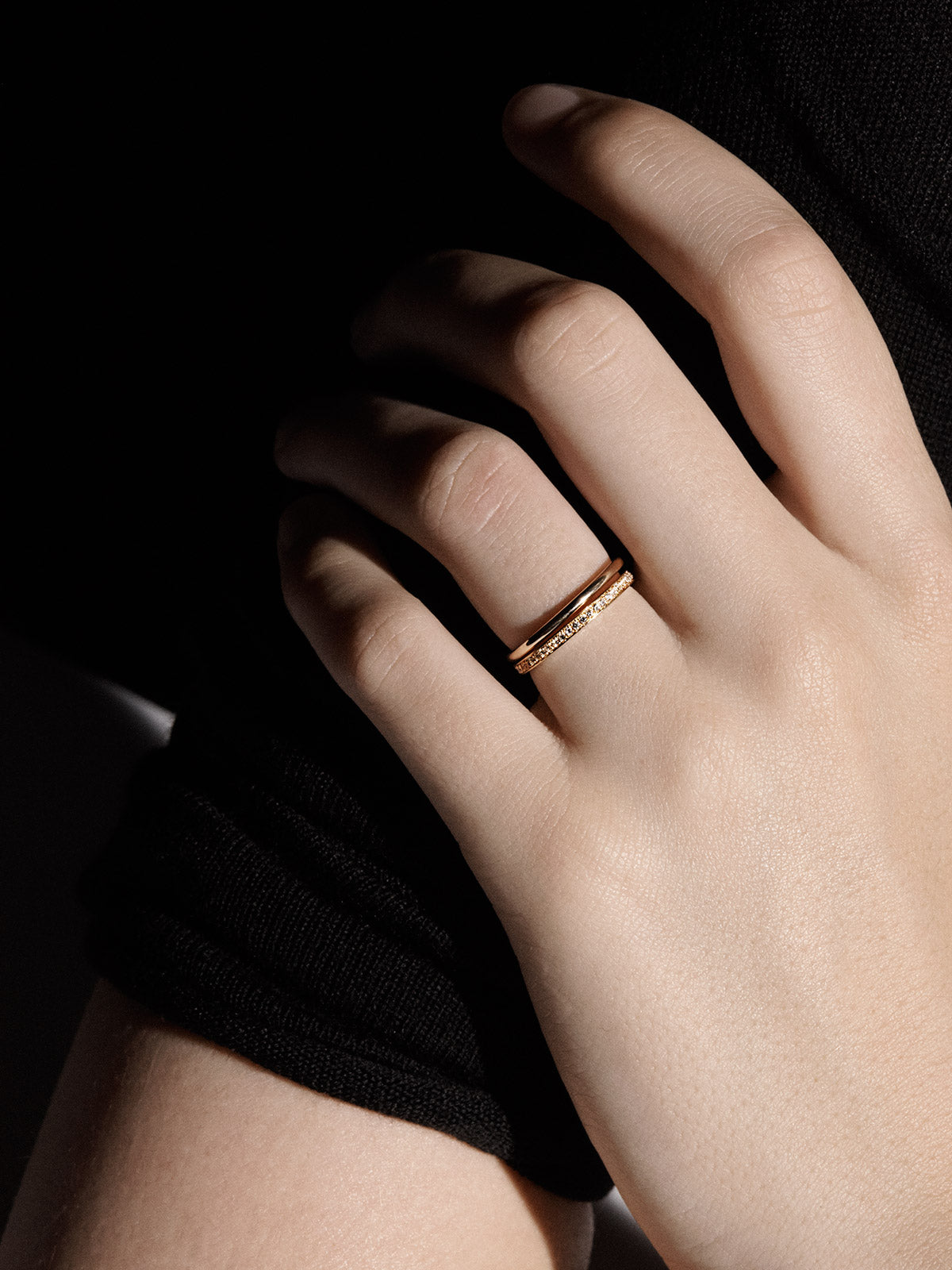 Fine Eternity square, Rose gold