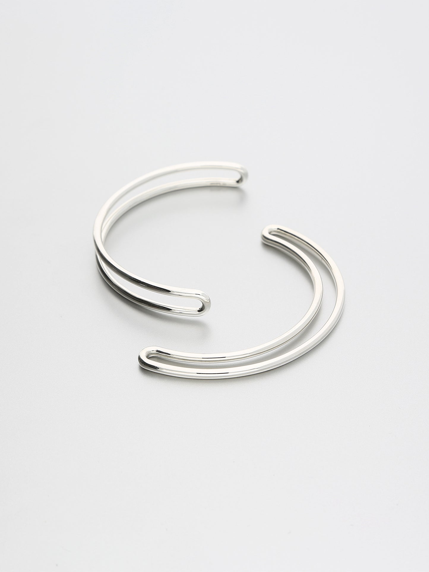 Segment Bangle Silver