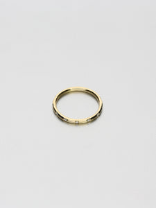 Fine Double Skip yellow, Yellow gold (Custom)