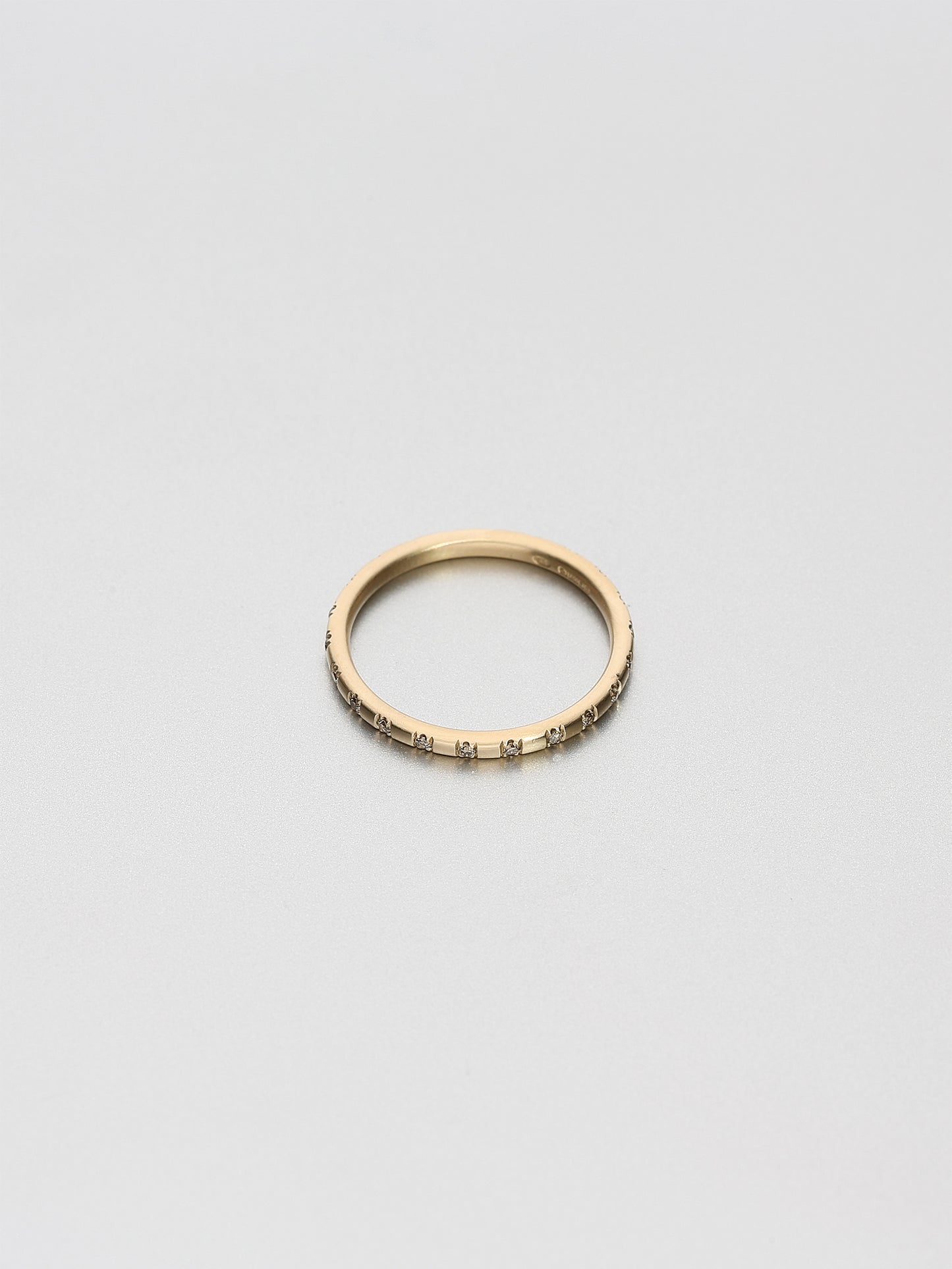 Fine Single Skip, Rose gold Cognac