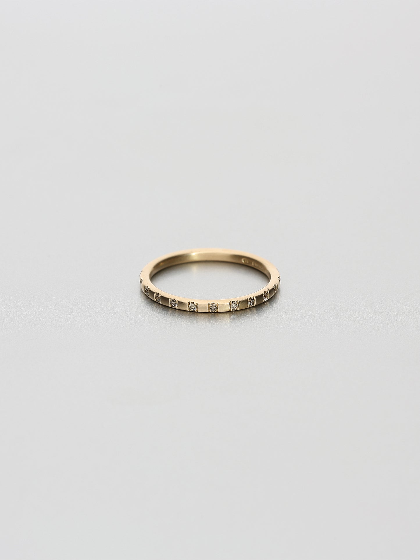 Fine Single Skip, Rose gold Cognac