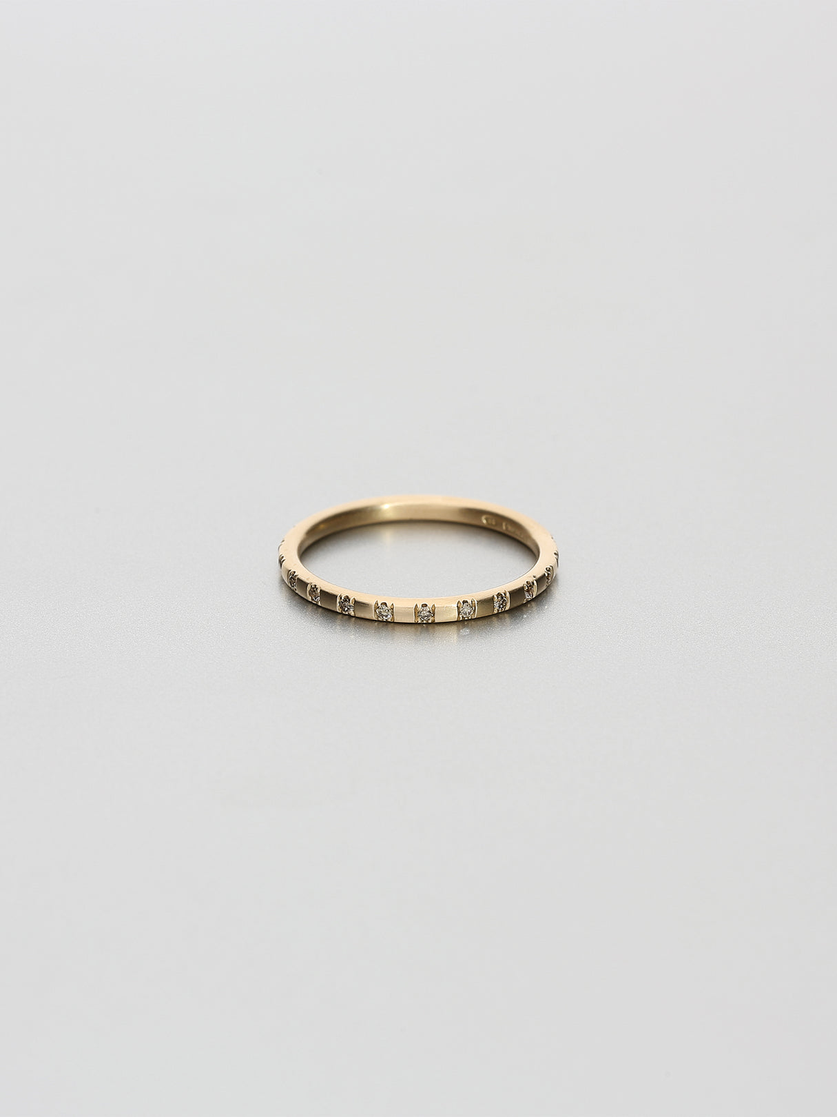 Fine Single Skip, Rose gold Cognac