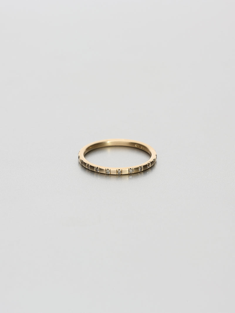 Fine Single Skip, Rose gold Cognac