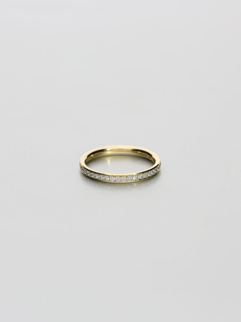 Classic Eternity oval yellow, Yellow gold