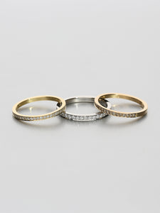 Fine Eternity square, Yellow gold