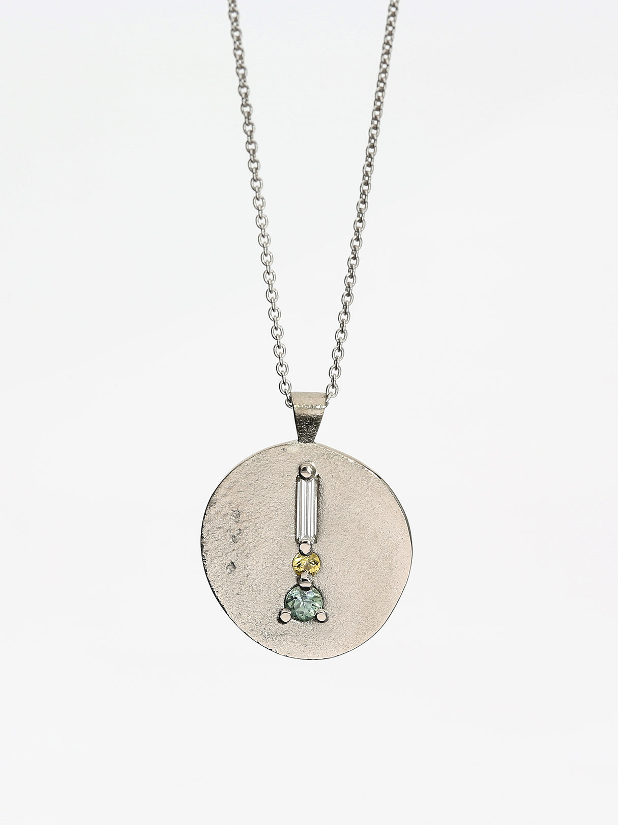 Sonia Pendant, White gold