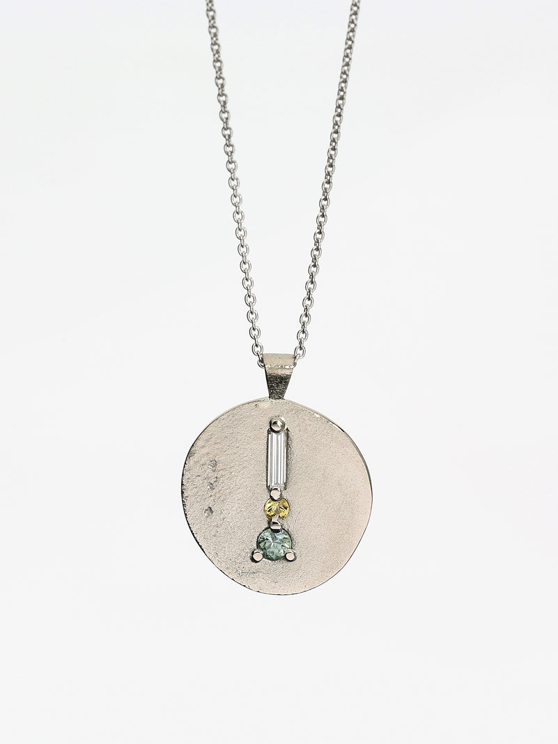 Sonia Pendant, White gold