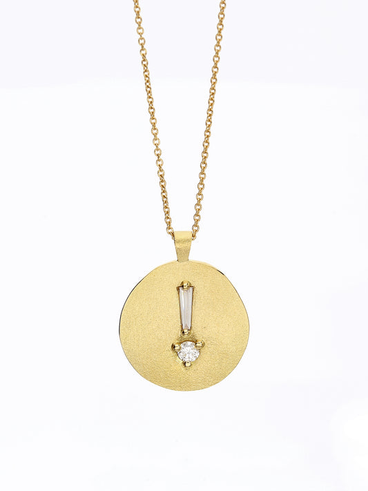 Magda Pendant, Yellow gold