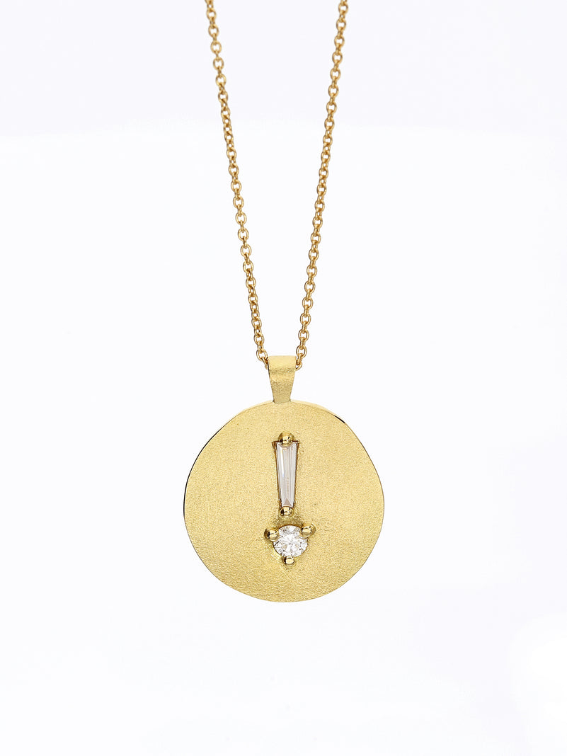 Magda Pendant, Yellow gold