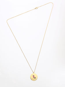 Louise Pendant, Yellow gold