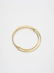 Segment Bangle, Yellow gold