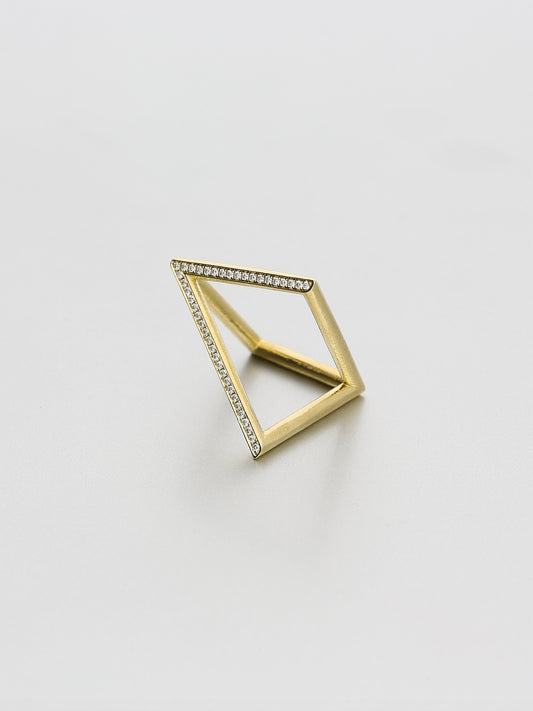Vertex Ring, Yellow gold