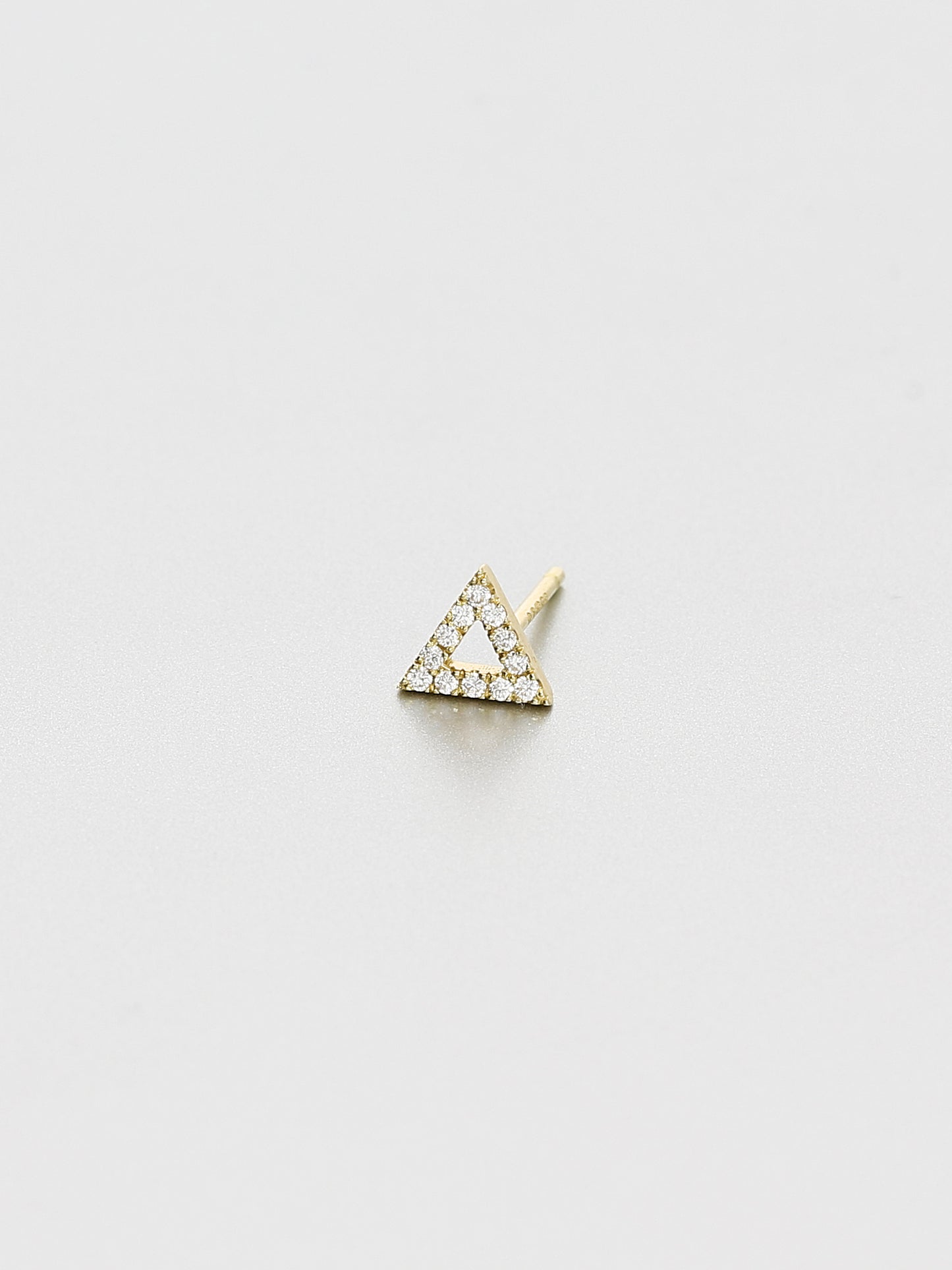 Vertex Stud Earrings, Yellow gold 1