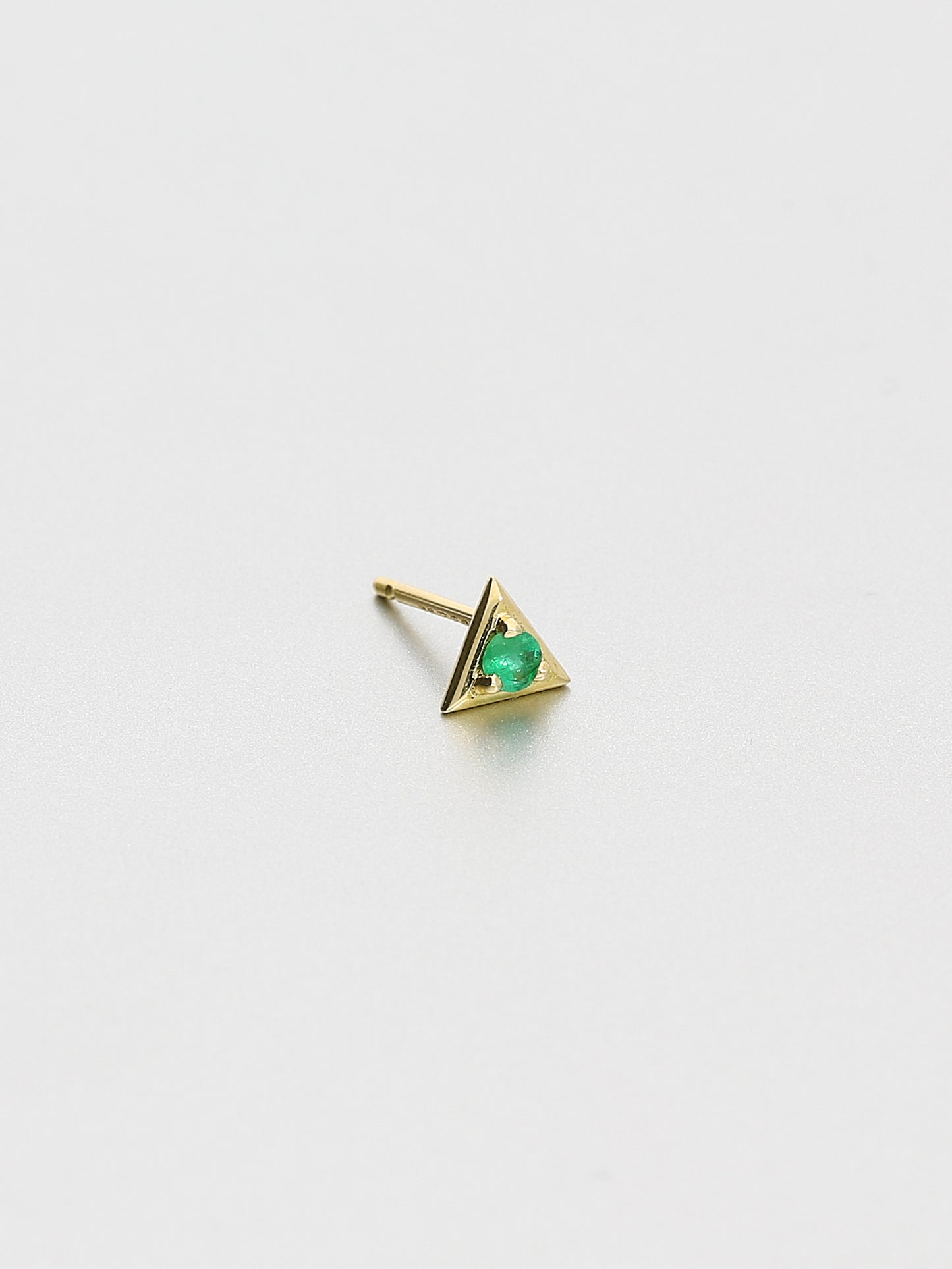 Vertex Stud Earrings, Yellow gold 1