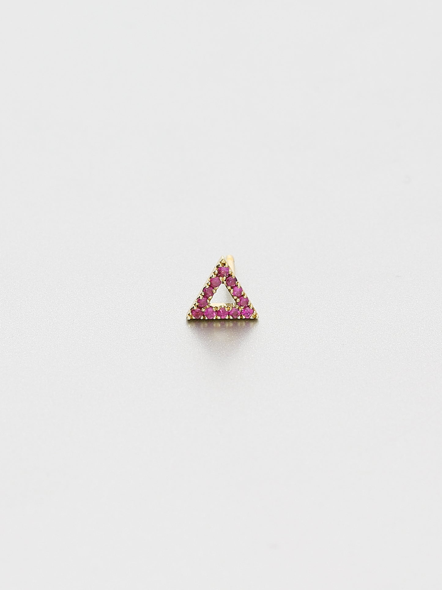 Vertex Stud Earrings, Yellow gold 1
