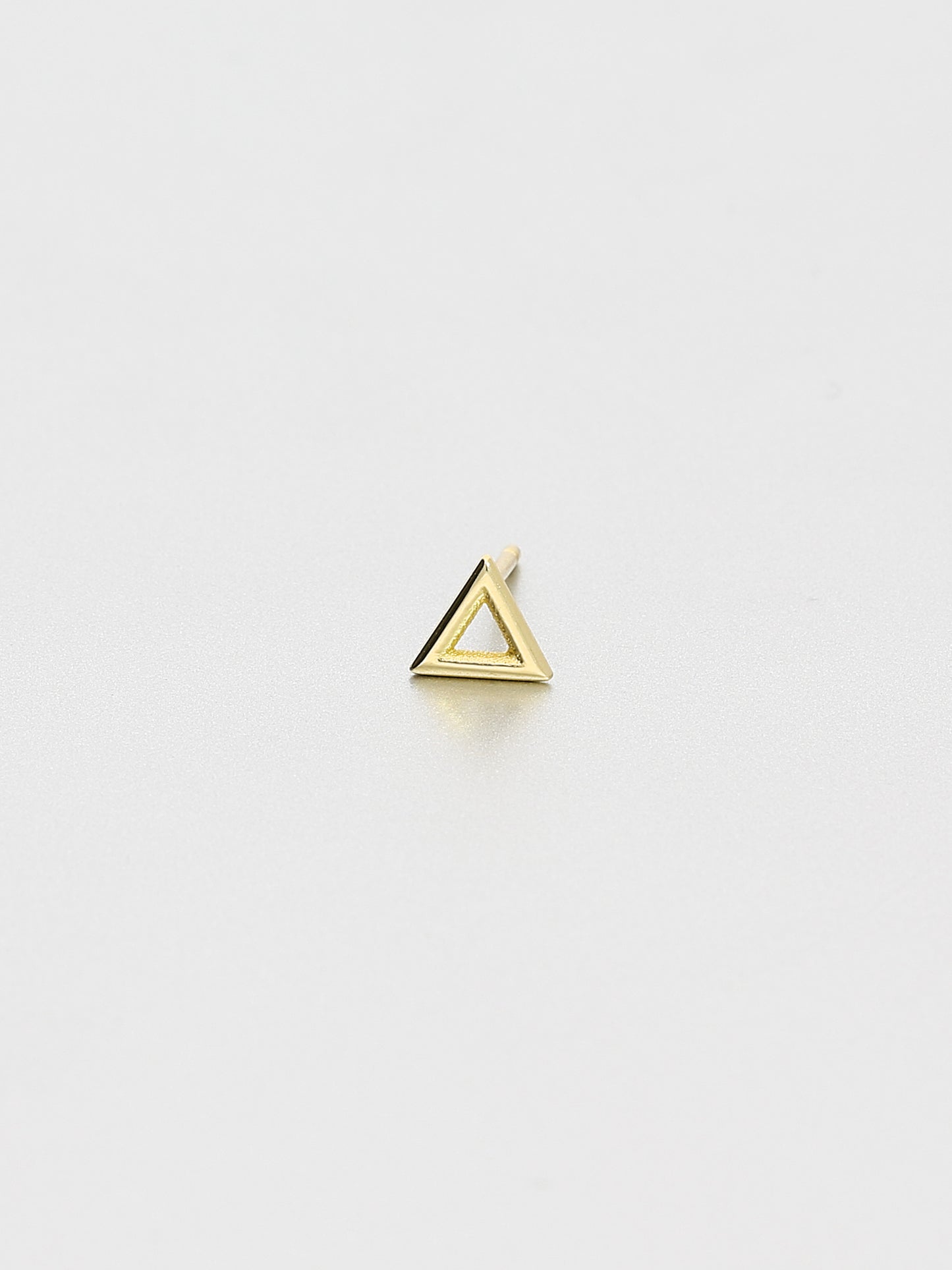 Vertex Stud Earrings, Yellow gold 1