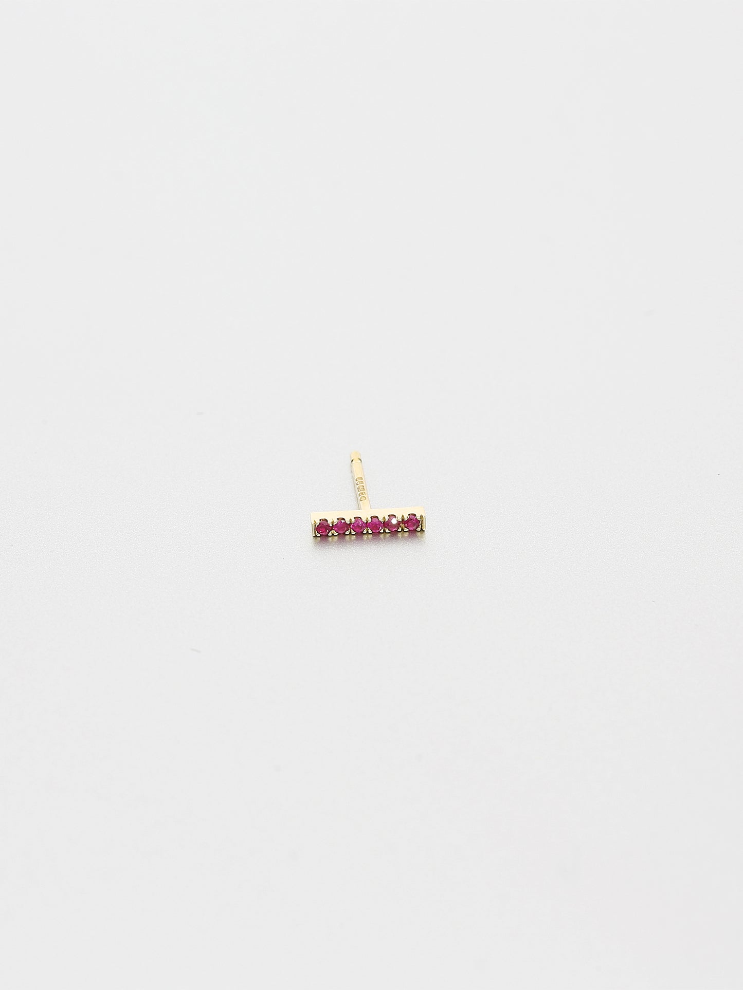 Vertex Stud Earrings, Yellow gold 2