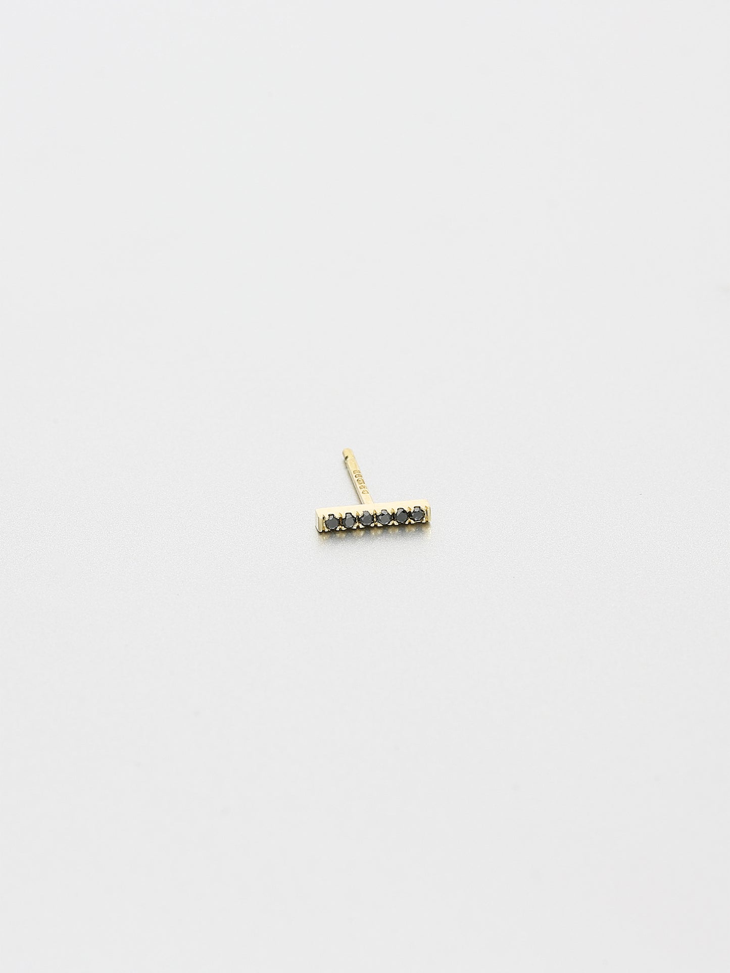 Vertex Stud Earrings, Yellow gold 2