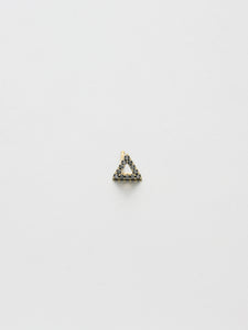 Vertex Stud Earrings, Yellow gold 2
