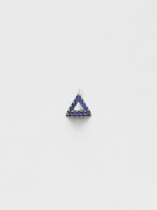 Vertex Stud Earrings, White gold 1
